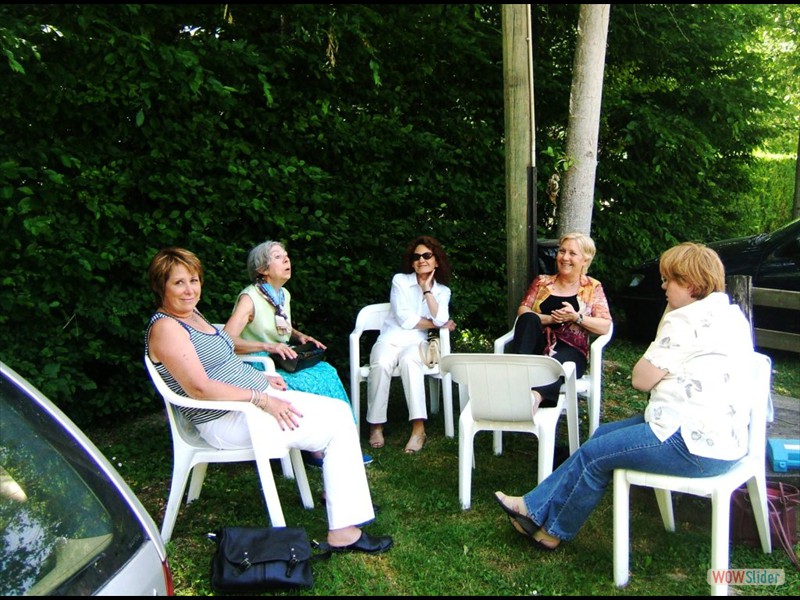 Salon de causette en plein air